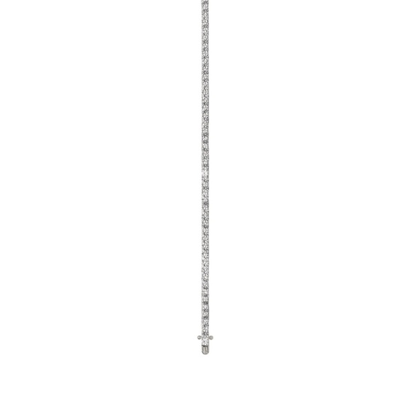 Silver Tennis Bracelet with Pavé Stones - Women Jewelry Bracelet